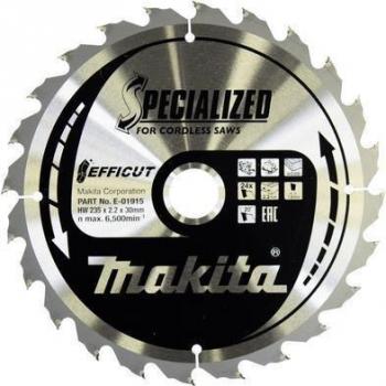 Makita Efficut Circular Saw Blade 235 x 30 mm, 24 Teeth, T.C.T