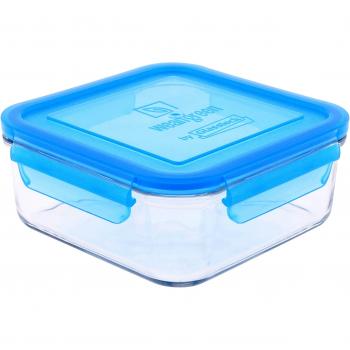 Destetar Verde RP522 BS comidas Cubo, Arándano, contenedores de comida hecha de cristal
