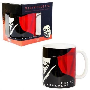 SD toys Taza Freedom Ceramica V de Vendetta
