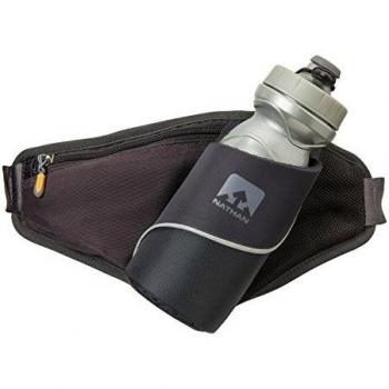 Nathan Triangle Riñonera, Unisex adulto, Negro, 650 ml