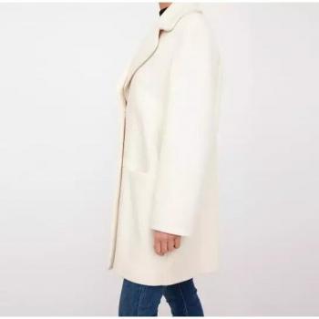 Love Moschino White Wool Jacket & Coat - IT46 | L