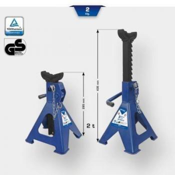 Caballetes Brilliant Tools con desbloqueo rápido, 2 toneladas