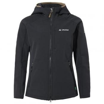 VAUDE Women's Elope Stormfleece Hoodie - Phantom Black - Size 38