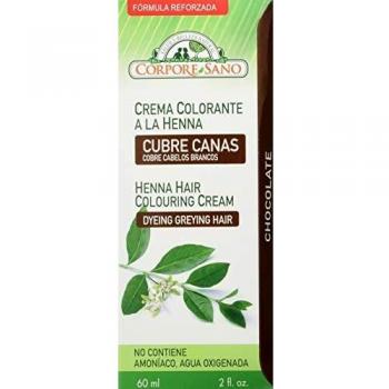 Crema Colorante Henna Chocolate 60 ml de Corpore Sano