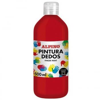 PINTURA DE DEDOS BOTELLA 500 ML ROJO MASATS
