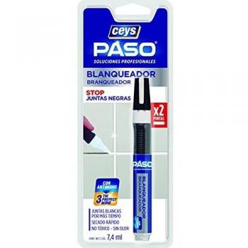 Ceys - Blanqueador de juntas - Reparación baños cocinas suelos y paredes - Rotulador 7,4 ML