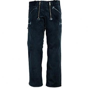 Fhb 2066950 - Pantalones de gremio fhb sin trenker pana de alambre de tres 600 08, negro, 2066950