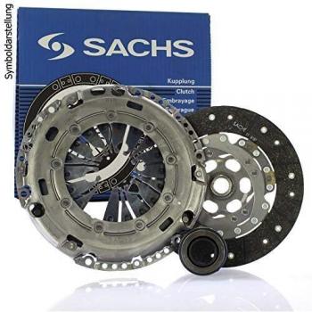 Kit de embrague SACHS 3000 950 949 - Incluye disco de embrague, plato de presión y cojinete de desembrague, diseñado para vehículos específicos, alta resistencia y durabilidad, fácil instalación