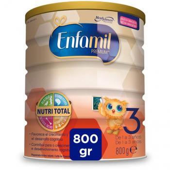 Enfamil Complete 3 Leche de Crecimiento en Polvo, desde los 12 Meses, 800g