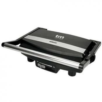 Plancha Grill Eléctrica 1500W Acero Inoxidable 28 x 19 cm TM Electron