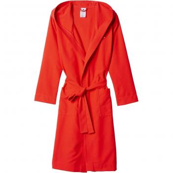 adidas Micro BR M - Bata de baño para mujer, color Rojo