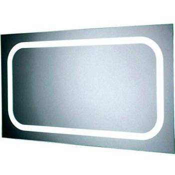 Gedy - Espejo Rafal 100X57 C/Ilum.Acero Lac