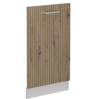 Tapa del Lavavajillas R-Line, Roble Artesanal/Blanco, 45 cm sin Encimera