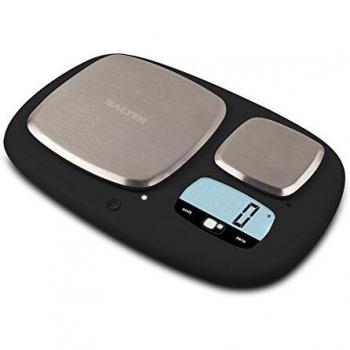 Salter 1084 Ultimate Accuracy Dual Platform Electronic Kitchen Scale, Stainless Steel, 200 g