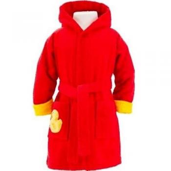 Smithy Fashion - Albornoz infantil Pato, color rojo rojo 86/92