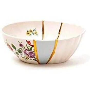 Seletti Kintsugi Salad Bowl Tazón de Porcelana/Oro Mod. 2