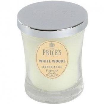 Prices Candles tamaño Mediano Blanco de Madera de Signature Tarro