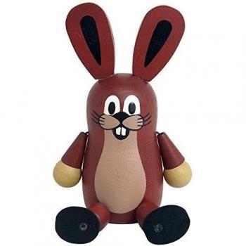 Detoa 12803 El pequeño topo Figurita Sentado conejo de madera