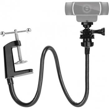 Soporte de cámara de escritorio con abrazadera de mandíbula mejorada y cuello de cisne flexible para Webcam Brio 4K C925e C922x C922 C930e C930 C920