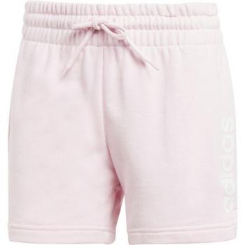 Pantalones adidas Linear French Terry Shorts Mujeres - Rosa, Blanco