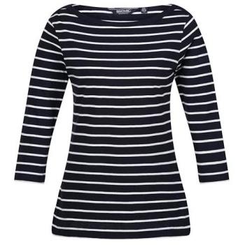 Regatta Women's Durable Navy Bayletta 3/4 Sleeve Top Size 34