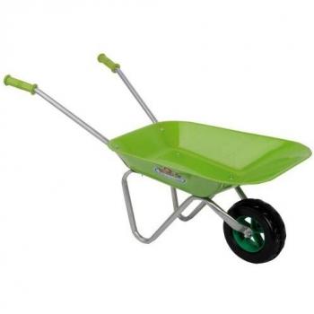 Carriola Infantil Verde de Metal con Mango de Plástico - 76 x 41 x 39 cm