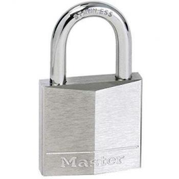Master Lock 640EURD Marine Padlocks with Key, Grey, 6,5 x 4 x 1,3 cm