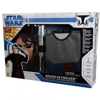 Clone Wars - Disfraz de Anakin con Espada, para niños, Talla S