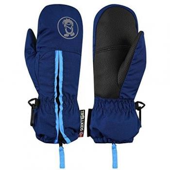 Trollkids Niños Mitones Troll, color Marineblau/Mittelblau talla 4,5; 7-8 años