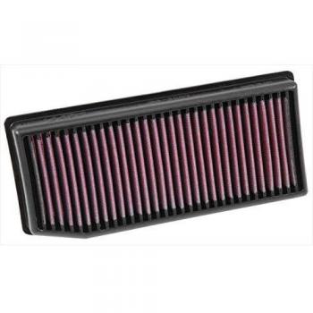 K&N 33-3007 Filtro de Aire Coche, Lavable y Reutilizable