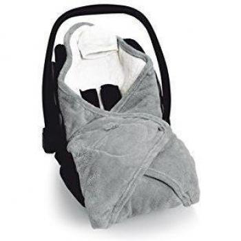 Baby Boum Softy Zip 92 - Manta para grupo 0 biside, color grizou