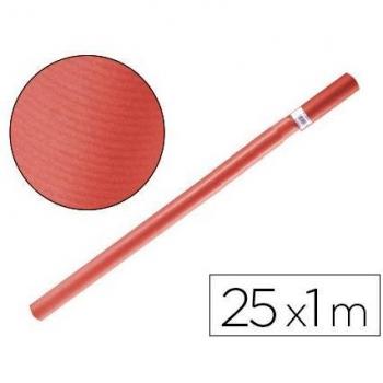 Papel Kraft Liderpapel Rojo Rollo 25x1 mt (59130)