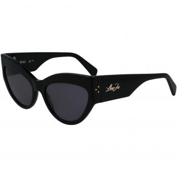 Liu Jo LJ787S 001 Women's Cat Eye Sunglasses Black Size 55