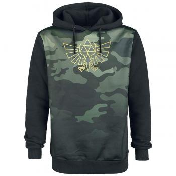 The Legend of Zelda Sweatshirt Blackwoods Camo Men's Hoodie Black-M