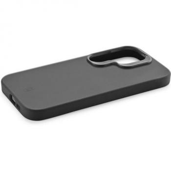 Funda móvil CellularLine Sensation+ para Samsung Galaxy S25+, con borde elevado protector de lentes y tecnología antibacteriana, color negro