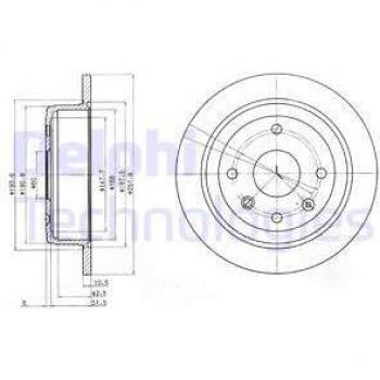 Disco de freno DELPHI BG4091, tipo: disco de freno, características: fabricado en acero de alta calidad, diseño ventilado para mejor refrigeración, compatible con diversas marcas y modelos de vehículos, resistencia a la corros