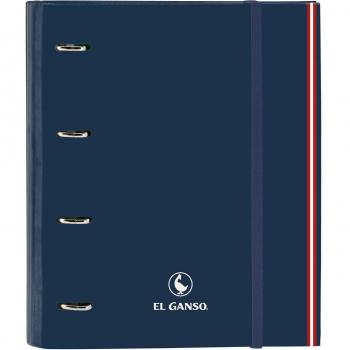 Carpeta 4 Anillas El Ganso Classic con Recambio A4 y Separadores - Diseño Exclusivo de Máxima Calidad