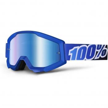 Motocross Gafas Cross G-95 Azul Azul Gafas 100% Strata Blue Lagoon Gafas Quad ATV MX SX Cross MTB Offroad