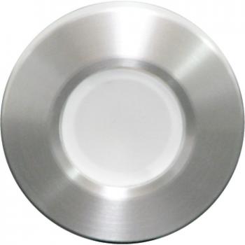LUMITEC ORBIT FLUSH MOUNT DOWN LIGHT - BRUSHED FINISH - 3-COLOR BLUE/RED NON DIMMING WITH WHITE DIMMING LIGHT