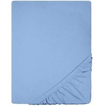 CelinaTex Lucina Sábanas Ajustables algodón 180x200-200x200 cm Azul Agua