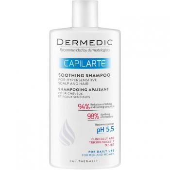 DERMEDIC CAPILARTE Champú Calmante para Cabello y Cuero Cabelludo Sensible - 300ml