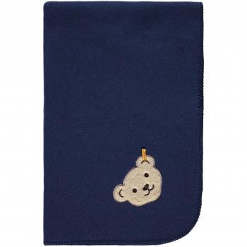 Steiff Decke Fleece, Saco de Dormir para Niñas, Blau