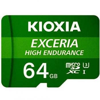 Micro Sd Kioxia 64gb Exceria High Endurance Uhs I C10 R98 Con Adaptador