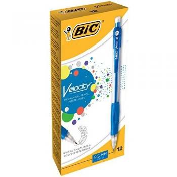 BIC Velocity Portaminas Automáticos 0.5mm , Caja de 12 unidades