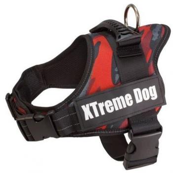 Arnés de Camuflaje Rojo Xtreme para Perros Grandes