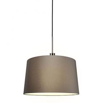 Lámpara colgante moderna de acero con pantalla visón de 45 cm - COMBI 1