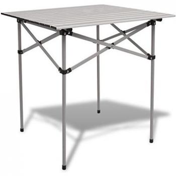vidaXL Mesa Plegable - Enrollable 70x70x