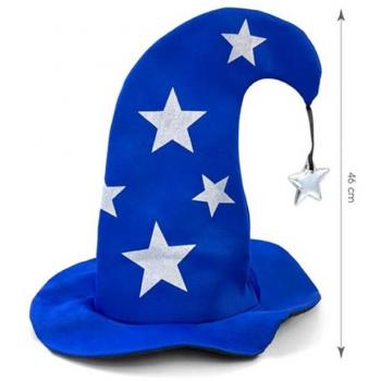 Partilandia - Gorro de Brujo con Estrellas de 46 cm