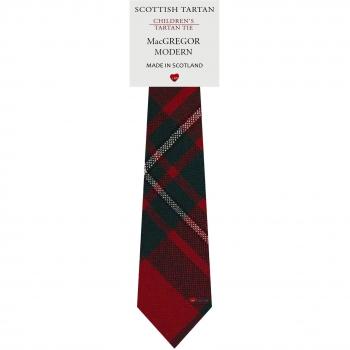 Boys All Wool Tie Woven Scotland - MacGregor Modern Tartan