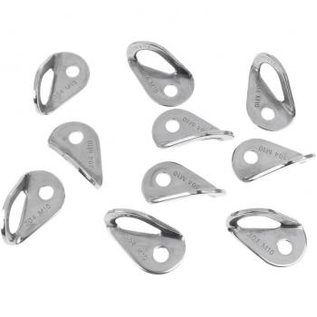 Gazechimp 10 Piezas Colgante de Perno 10 mm de Acero Inoxidable para Escalada Roca Cava